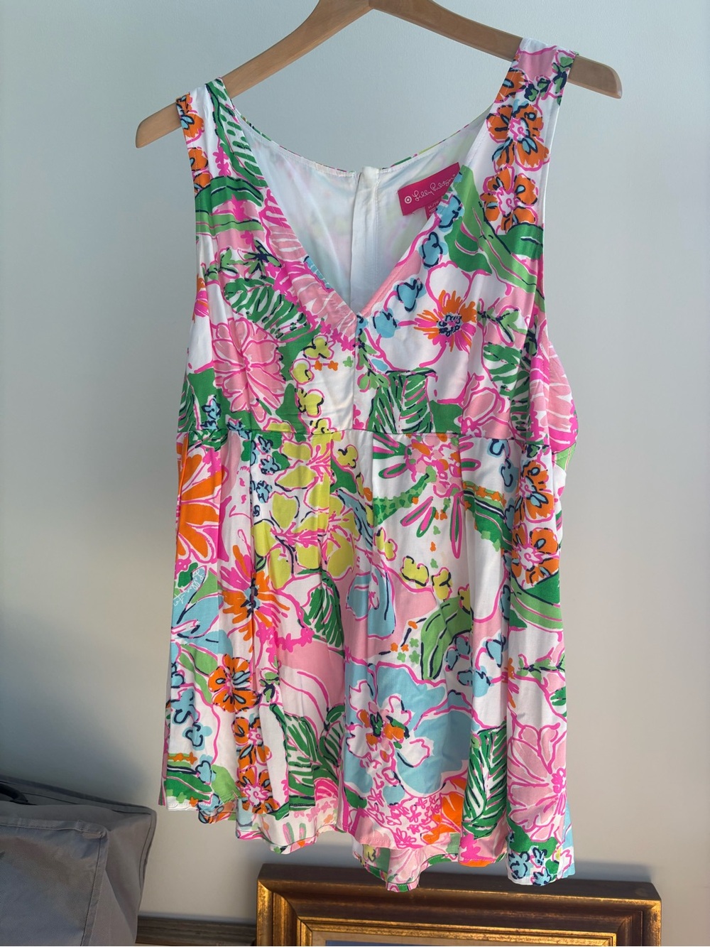 Lilly Pulitzer for Target Nosey Posie Floral Tunic, Size XL